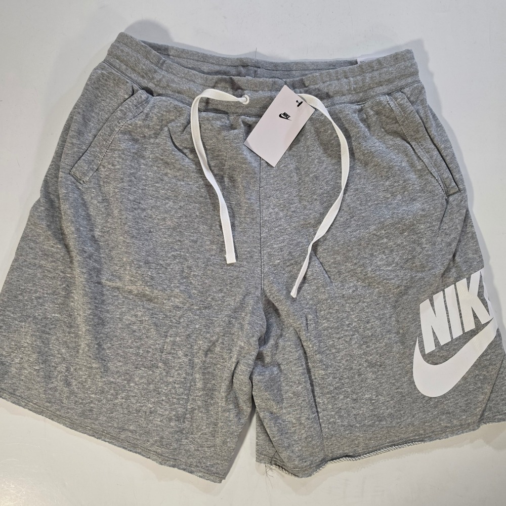 Nike Mens Sportswear French Terry Shorts Grey Loose Fit DX0502-063 XL NWT